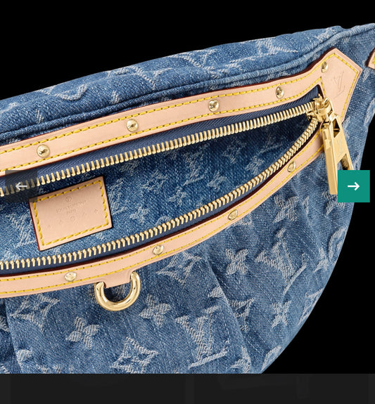 LV Denim High Rise Fanny Pk