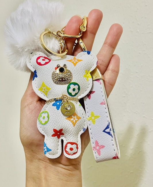 Colorful bear Key chain