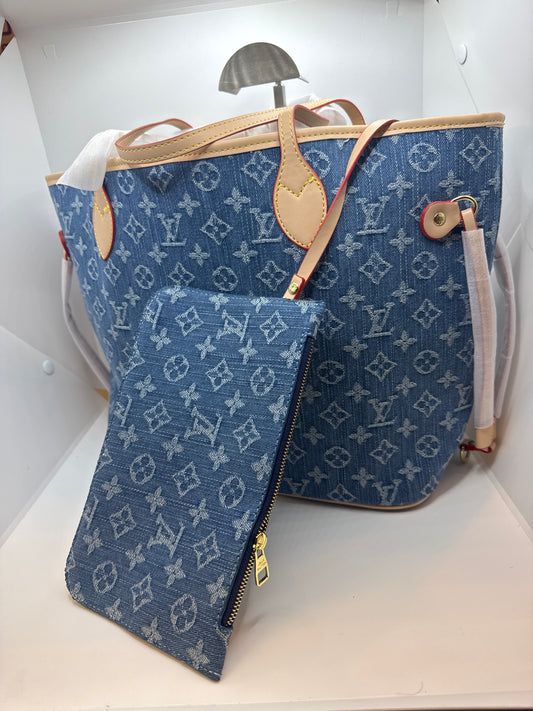 LV Monogram Denim